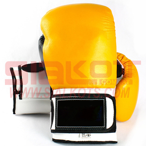 Guantes de boxeo de cuero para artes marciales mixtas, guantes de boxeo sin dedos, bolsa de perforación - Product Image 1