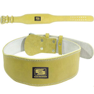 Cinturón de levantamiento de pesas unisex antideslizante de piel de vaca ajustable y duradero personalizado de alta resistencia 2024 recién llegado - Product Image 6