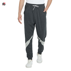 Pantalon de Jogging 100% coton pour homme, en tissu polaire, Logo personnalisé, pour Yoga, course à pied, Jogging, produit OEM, livraison gratuite - Product Image 4