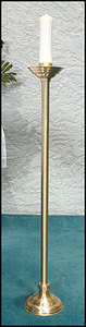 Candelabro de latón de cruz, suministros de Iglesia, Brassworld, India - Product Image 4