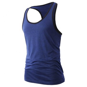 Chaleco Deportivo sin Mangas para Hombre PIHA SPORTS, con Cuello Redondo y Dobladillos Enrollados, Corte Holgado, 100% Algodón Jersey, 160g, Negro - Product Image 4