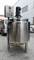 Machine industrielle de fabrication de ghee de beurre en acier inoxydable tambour de mélange fondant au chocolat pour la transformation des aliments