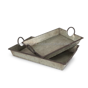 ถาดเสิร์ฟอาหารชุบสังกะสี - Product Image 3