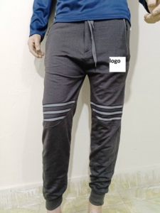 กางเกง Jogger ผ้าฟลีซสำหรับผู้ชาย,กางเกงโพลีเอสเตอร์100% นำเข้าผ้ายืดปิดเครื่องสต็อกสินค้าจำนวนมากจากบังกลาเทศ - Product Image 2