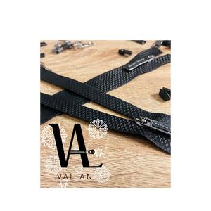 # Cremallera de 5 dientes de TPU resistente al agua con diseño de copo de nieve, extremo abierto y tirador de goma con semi-bloqueo - Product Image 2