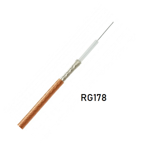 Câble RG178 nickelé de haute qualité Antennes de communication internes et externes à faible perte par ETEILY - Product Image 1
