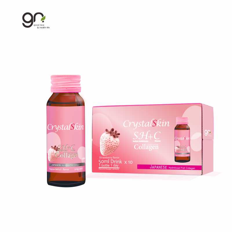 Saveur de fraise pour la conservation des aliments, collagène, acide hyaluronique, rhodium, vitamine C, 50ml, hydratant japonais