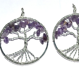 Amethyst <b>Tree</b> of Life Pendants for Sale | Amethyst <b>Tree</b> of Life Pendants Online - Product Image 1