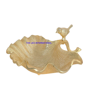Golden Plated <b>Tree</b> <b>Branch</b> Shape Design Decoration Bowl Aluminum Metal Exclusive Quality Joint Three Bowl - Product Image 5