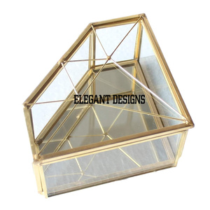 กล่องเครื่องประดับโลหะสามช่องชุบทองราคาไม่แพงกล่องเครื่องประดับแฟชั่นใหม่คลาสสิก - Product Image 6