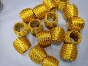 Nuevo Adorno Decorativo de Alambre Dorado Personalizable con Borlas y Flecos Premium de 3-15 Pulgadas MF-2819 - Product Image 4