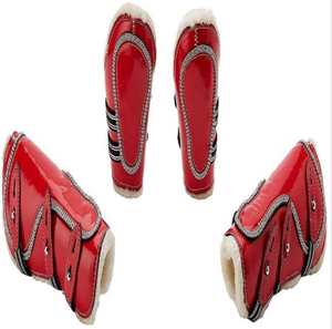 Bottes tendons et Fetlock en cuir verni pour cheval, disponibles à bas prix - Product Image 6