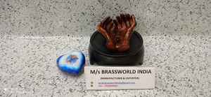 Urne commémorative en ALUMINIUM avec cœur et papillon, fournitures pour enterrements, brasworld, inde - Product Image 4