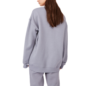 Premium Quality Full Sleeve Crew Neck Solid Streetwear Clothing Women Custom Sweatshirt Long Sleeve hood - Product Image 3