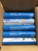 Filtre à eau en ligne Aqua-Win B-507-7 avec billes céramiques alcalines riches en ORP, pour usage commercial et domestique, installation facile, haute performance