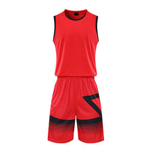 Uniforme de basket-ball personnalisé de haute qualité unisexe ensemble respirant à séchage rapide grande taille avec logo imprimé - Product Image 6