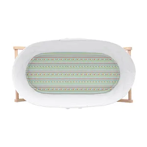 Best Quality Custom bamboo cotton skin-friendly soft comfortable baby <b>fitted</b> bed <b>sheet</b> for babies newborn - Product Image 1