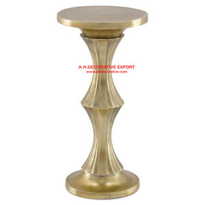 Mesa lateral de fundición de aluminio antigua para dormitorio, mesa moderna para sala de estar, oro, la más vendida - Product Image 5