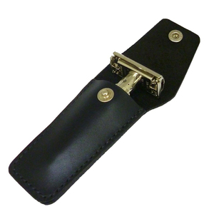 Funda de cuero genuino para maquinilla de afeitar, estuche de seguridad clásico de doble filo para afeitado - Product Image 6