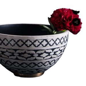 ชามสำหรับเสิร์ฟช็อกโกแลตพร้อมด้ามจับด้ามอุปกรณ์ทำเค้กฝังมุก - Product Image 1