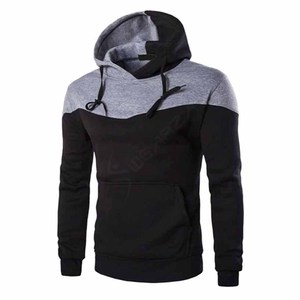 Invierno Fleece New Heavyweight Cotton Plus Size Sudaderas de gran tamaño para hombres Calidad superior Plain Custom Pullover Two Toon Hoodies - Product Image 1