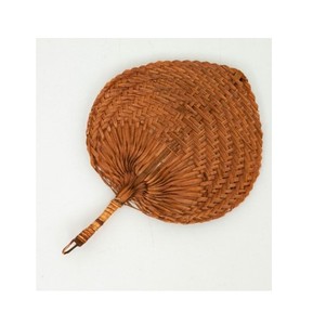 Eventail de feuille de palmier naturel en bambou, ventilateur à main à motifs roses, pour décor vietnamien, offre spéciale - Product Image 4