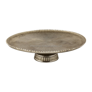 Cake Stand Wedding Table Decorative Serving Used Cake Stand Galvanized 2 Tier Dessert Serving Tool - Product Image 4