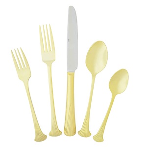 ชุดเครื่องใช้บนโต๊ะอาหารแบบแฟนซีเครื่องใช้ในครัวชุบทองสไตล์อินเดียคลาสสิกดีไซน์แบบดั้งเดิม - Product Image 3