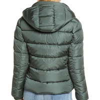 Veste matelassée légère et respirante en coton tissé, garnie et pliable, pour femme