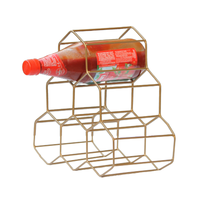 Support décoratif pour vin et bière, support pour bouteilles de vin, plaqué noir et Or, décoratif, à la maison, livraison gratuite