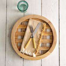 Best Quality <b>Wooden</b> Acacia Charging Plate <b>for</b> Dinnerware and Dish and Plate <b>Wooden</b> Charging Plate <b>for</b> <b>Sale</b> - Product Image 6