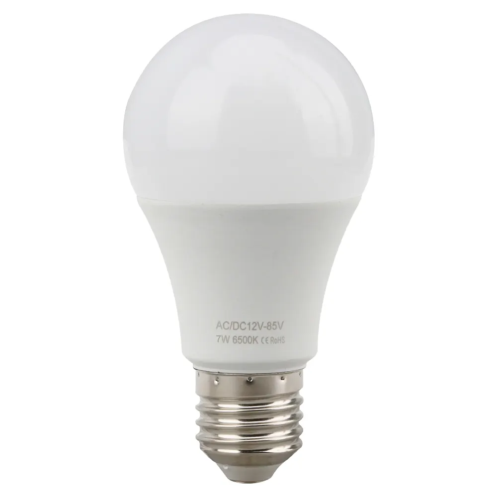 Lâmpada led e27, 12v, 24v, 48v, dc, a50, a60, a70, para casa, 3w, 5w, 7w e 12w, edison