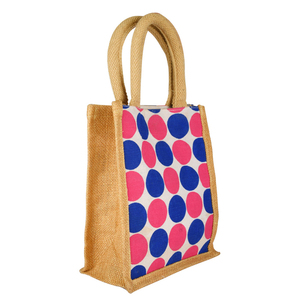 Nouveauté sac fourre-tout en jute biologique imprimé personnalisé pour le déjeuner fait à la main 100% sac fourre-tout de mariage sacs cadeaux sacs à provisions - Product Image 2