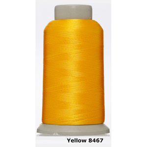 Hilo para Máquina de Bordar Yi-flash, 3600 Yardas, 108D, 2 Capas, Hilado de Alta Tenacidad, Benang Sulam Amarillo 8467 - Product Image 1