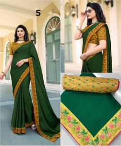 Look riche et lourd, sans bordures, avec blouse non cousue, multicolore, lavage en machine, nettoyage à sec, vêtements traditionnels - Product Image 3