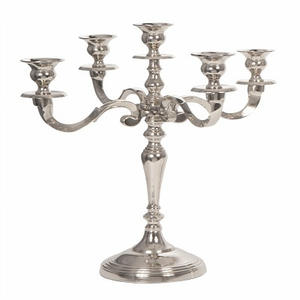 Attractive 5 Arm Handmade Aluminium <b>Candle</b> <b>T</b>-<b>Light</b> Holder for Home Decoration Wedding Decoration High Quality <b>Candle</b> <b>T</b>-<b>Light</b> - Product Image 6