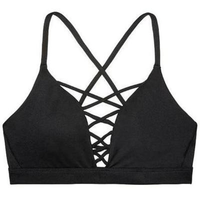 Shemax-Sujetador cruzado con tirantes, Top Sexy