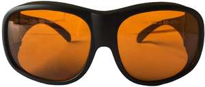 الليزر نظارات واقية 200 - 540nm / 900-1100nm Q-switched ماكينة إزالة الوشم بالليزر نظارات السلامة الليزر فني - Product Image 2