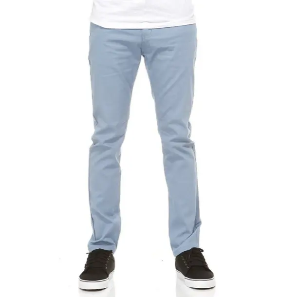 Twill Men`s Chino Long Pants with stretch Top Selling Export Oriented Customize Color Brand Logo Direct Factory Manufacture