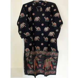 เสื้อผู้หญิงพิมพ์ลายทองอินเดีย - Product Image 1