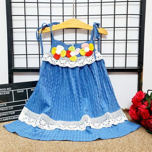 ชุดเดรสผ้าฝ้าย100% สำหรับเด็กผู้หญิงผลิตในเวียดนามสำหรับฤดูร้อน - Product Image 5