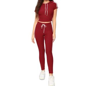 Chándal unisex hecho a medida de alta calidad de algodón y forro polar para mujer, venta al por mayor, gran diseño con logotipo - Product Image 2