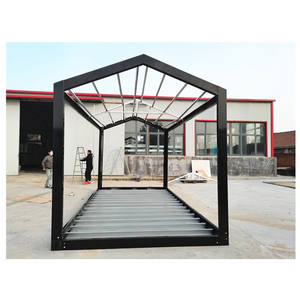 <span class=keywords><strong>บ้าน</strong></span>สำเร็จรูปแบบพับได้ โครงสร้างคอนเทนเนอร์ขนาด 20 ฟุต 40 ฟุต พร้อมหลังคาทรงจั่ว สำหรับเก็บของ ใช้เป็นบ้านพักอาศัยแบบเคลื่อนย้ายได้ - Product Image 2