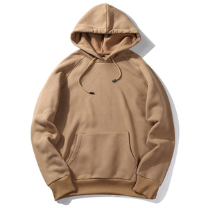 Vente en gros d'usine, sweat à capuche uni pour homme, impression de logo personnalisée, tissu doux à 100%, sweat à capuche grande taille avec poche, streetwear - Product Image 1
