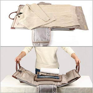 Bagaglio da lavoro notturno personalizzato di design 2 in 1 convertibile Weekender <span class=keywords><strong>Suti</strong></span> da viaggio pieghevole borsone indumento - Product Image 3