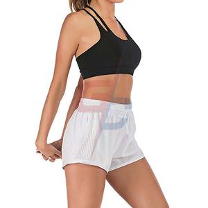 Pantalones cortos deportivos para correr y gimnasio para mujer, Shorts deportivos holgados de secado rápido con bolsillos para verano - Product Image 3