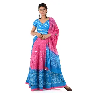 Rajasthani bandhani ghagra cholie印度