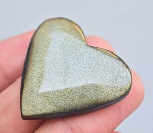 Gema de obsidiana dorada de grado AAA, cabujón, joyería suelta, Colgante de Piedra, taxi - Product Image 2