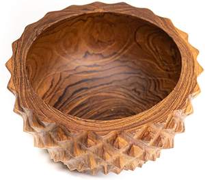 Tazón de madera para servir sopa Ideal para utensilios de cocina y vajilla Perfecto para platos de mesa para servir comida - Product Image 3