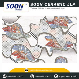 Indian Manufacture Floor Tiles Newly Designed 250x375 Digital Porcelain Tiles Rustic Design Outdoor Use Antibacterial Non-Slip - Product Image 5